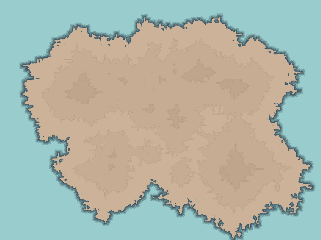(5) - island created from 1:25 interpolation after tweaks